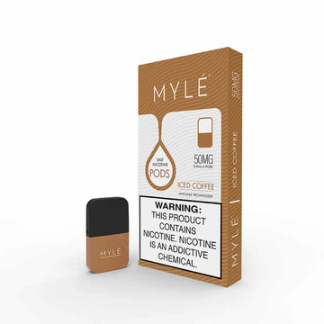 V4 Iced Coffee MYLÉ Vape Pods in UAE. Dubai, Abu Dhabi, Sharjah, Ajman - MYLÉ Vape Dubai