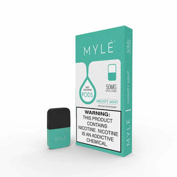 V4 Mighty Mint MYLÉ Vape Pods in UAE. Dubai, Abu Dhabi, Sharjah, Ajman - MYLÉ Vape Dubai